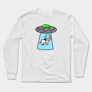 Cow Alien Abduction Long Sleeve T-Shirt